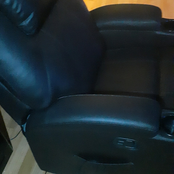 Massage leather recliner - Picture 1 of 3